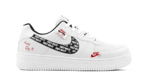 Tenis 270 Blanco Negro Rojo