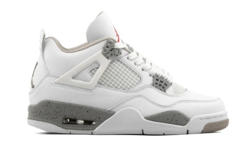 Tenis Retro 4 White Oreo